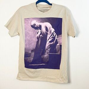 Ariana Grande Sweetener World Tour Cream Purple 2019 T-Shirt - Medium